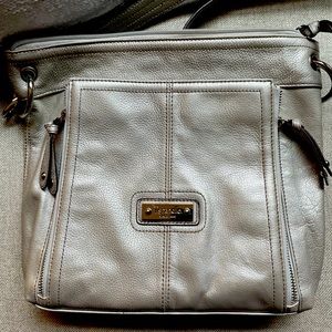 Crossbody Tignanello Metallic leather bag.